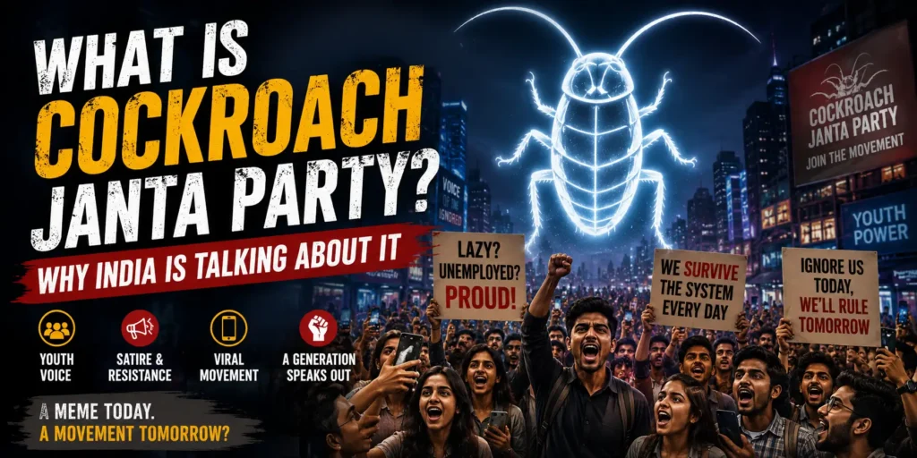 What Is Cockroach Janta Party And Why Is India Talking About It?