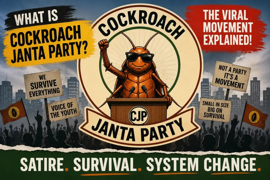 What is the cockroach janta party