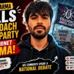 Santy sharma comments on cockroach janta party