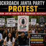 Cockroach janta party protest